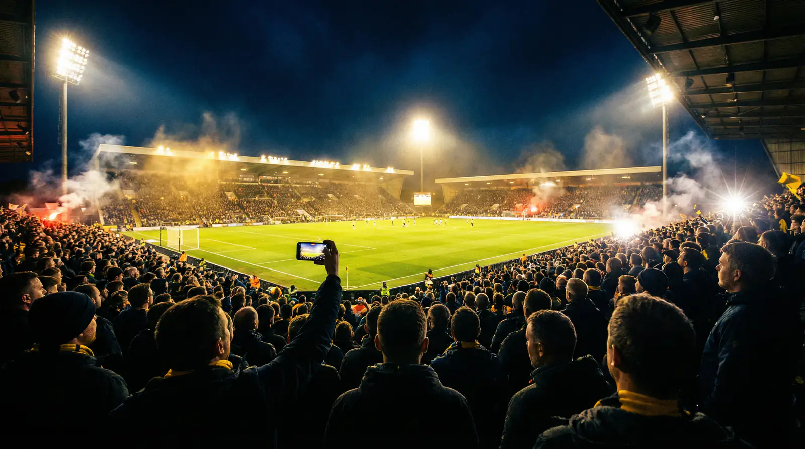 Apuestas en directo durante un partido de LaLiga en tiempo real